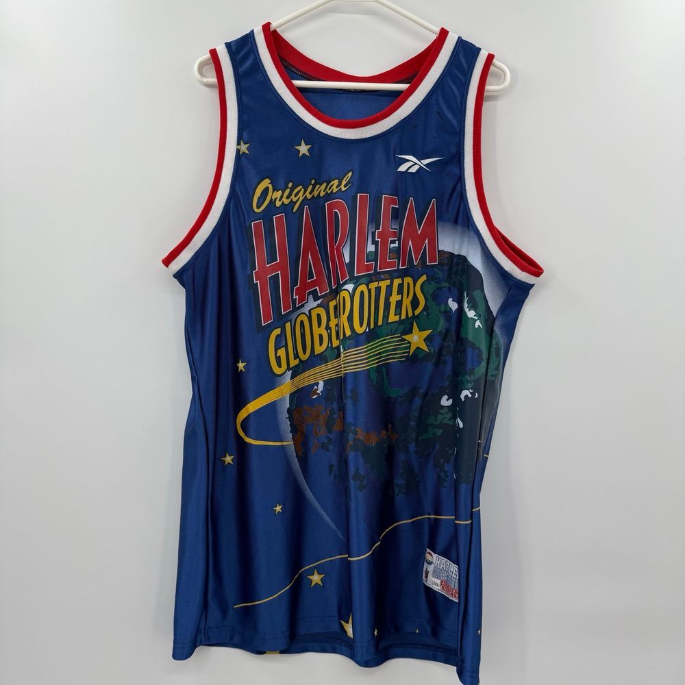 Vintage reebok‎ Harlem Globetrotters Jersey Size XL Rare